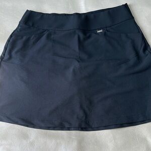 Greg Norman Collection Black A-Line Mini Skirt
